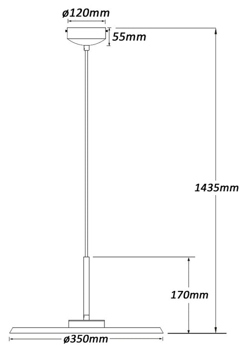 Artdelight Hanglamp Osorno - Brons