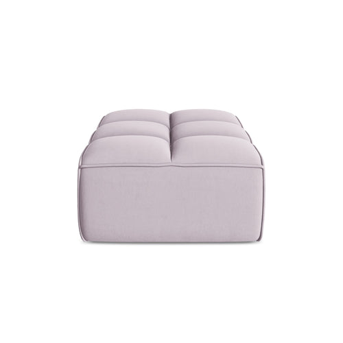 LaMiaSofa Poef Belluno - velours - lavendel - 80x93x43