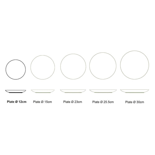 vtwonen - Tie-Dye Gebaksbordjes - Serviesset van 6 - 12cm - vtwonen shop