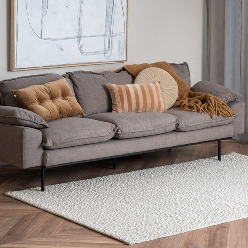 Wollen vloerkleed Nuta ivoor/wit -  Interieur05