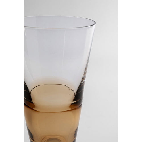 Kare Design Champagneglazen Mimi amber (4/set)