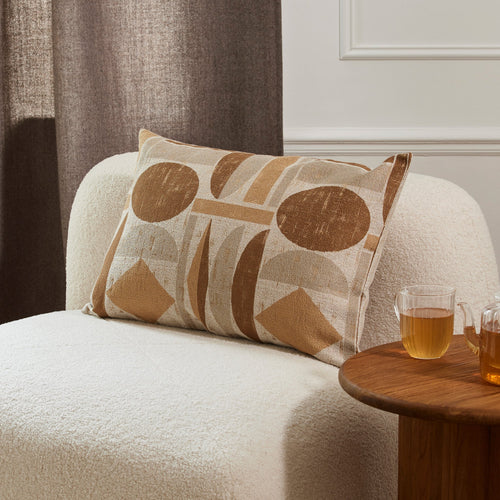 Madura Kussenovertrek Anoki beige en bruin 40x60 cm