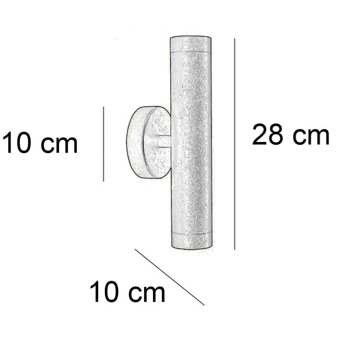 Highlight wandlamp Perugia - 2 lichts - 10  x 28   cm - brons - vtwonen shop