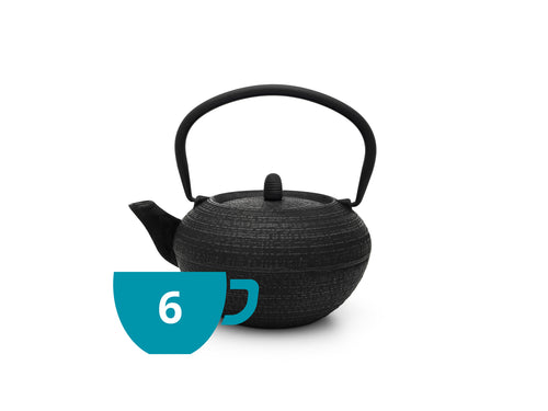 Bredemeijer - Theepot Tibet 1,2L gietijzer zwart - vtwonen shop