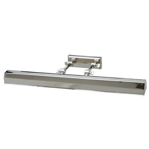 Elstead Chawton - Grote foto wandlamp, 4 lampen gepolijst nikkel, E14