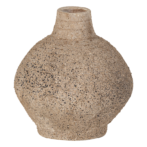 WOOOD decoratie vaas Sive - Klei - Zand - 25x22x22