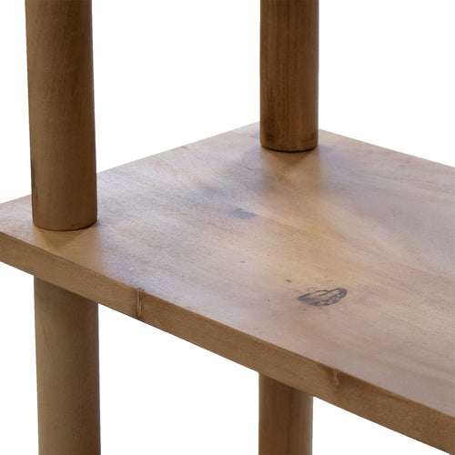 Giga Meubel Wandkast Leco - Mangohout - Naturel - 160x40x210cm - vtwonen shop