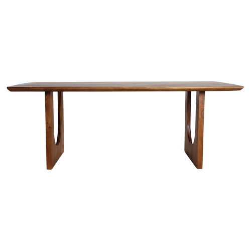 Bullnose Chamfered Arch mangohouten eettafel  - 240 cm