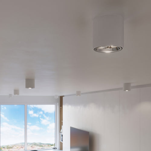 Sollux Lighting Plafondlamp TIUBE wit - 12x12x11cm