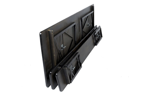 MaximaVida inklapbare bierset Berlijn 200 cm zwart - FSC hout - vtwonen shop