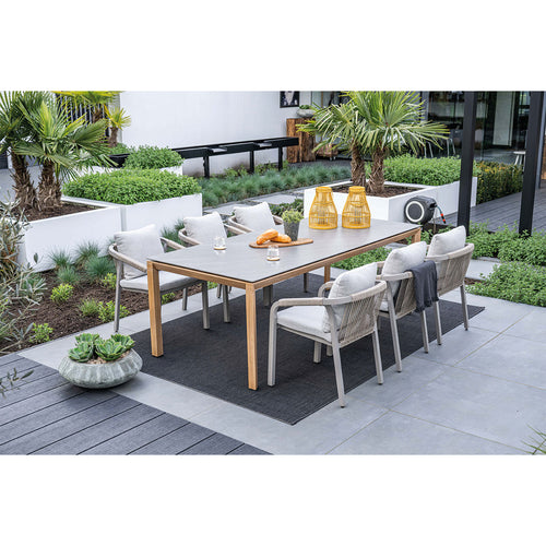 Garden Impressions tuinset Tarera - Skala - taupe - 230x100 cm - 7-delig