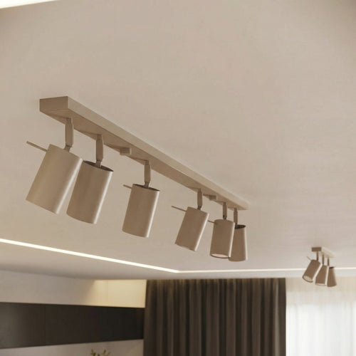 Sollux Lighting Wandlamp RING taupe - 8x16x8cm