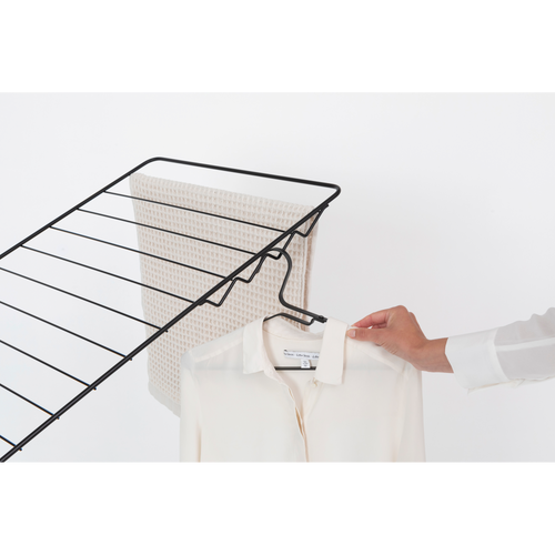 Brabantia HangOn droogrek, 25 meter met stang - Matt Black