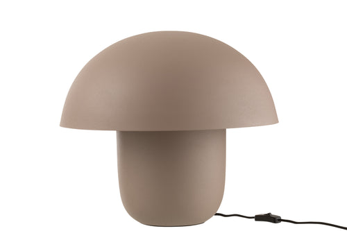 J-Line tafellamp - ijzer - taupe - large