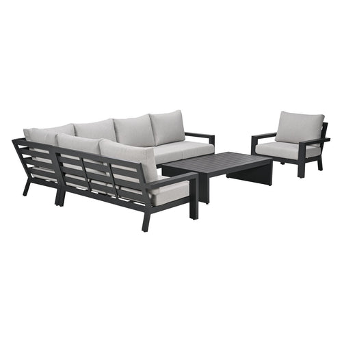 Garden Impressions Loungeset Sorelli 6-delig - donker grijs