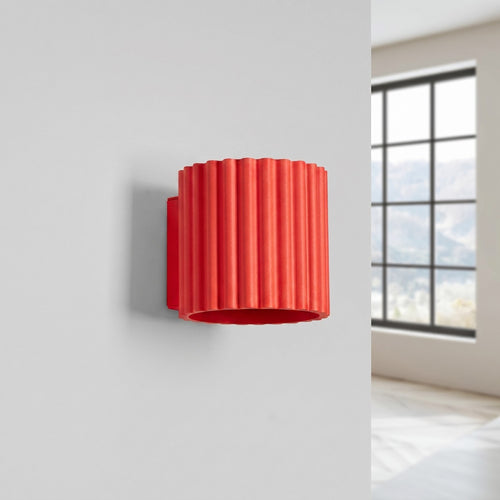 Sollux Lighting Wandlamp AURA rood G9 - 10x12x10cm
