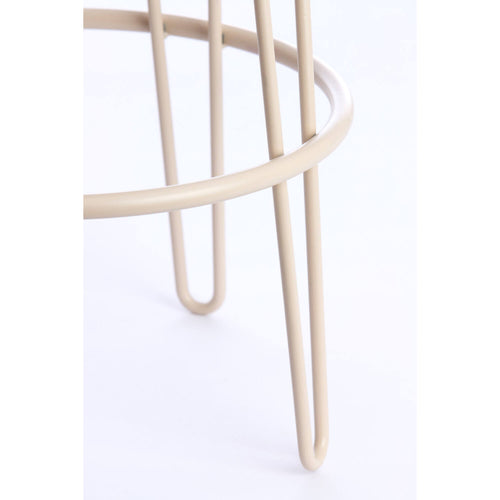 Light & Living barkruk ALICE - Ø14x73cm - wit