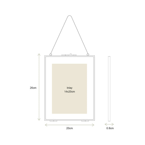 vtwonen Fotolijsten - 2 Stuks - Metaal - Zwart - 20x26cm - vtwonen shop
