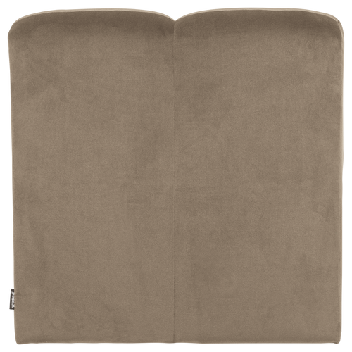 WOOOD eetbank 84 cm met rugleuning Mojo - Velvet - Khaki - 83x84x73