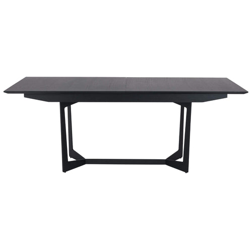Furnhouse uitschuifbare eettafel Tokyo - Zwart - 200/250x100 cm