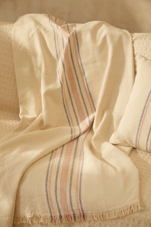 Calma House Plaid Born - Blauw - 120x180