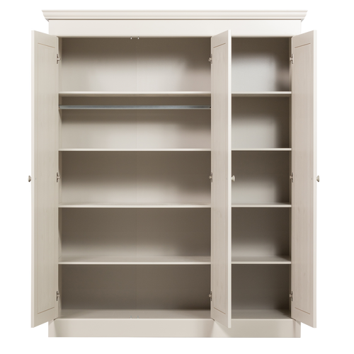 WOOOD legplankenset T.B.V kledingkast Olivia - Grenen - Dust -5x102x54