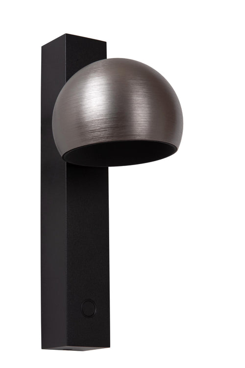 Lucide wandlamp ESFERA - Geïntegreerde LED - Grijs ijzer