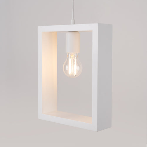 Sollux Lighting Hanglamp ARIES wit - 24x8x133cm