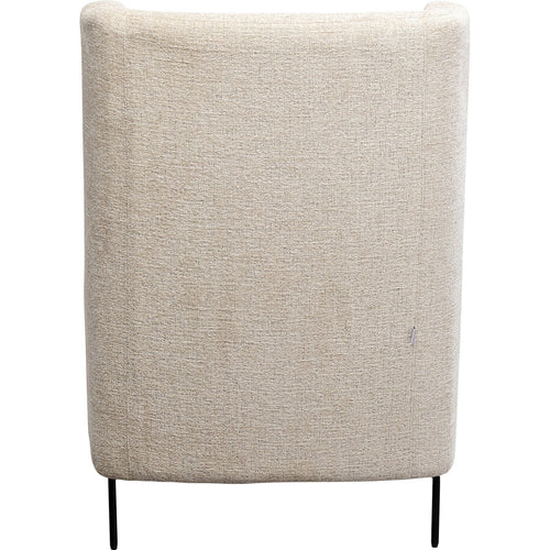 Kare Design Fauteuil en Voetensteun Quinn beige - vtwonen shop