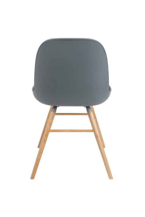 Zuiver Albert Kuip Eetkamerstoelen Donkergrijs - Set van 2 - vtwonen shop