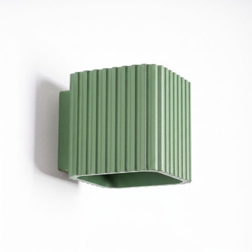 Sollux Lighting Wandlamp RIFF saliegroen G9 - 10x12x10cm