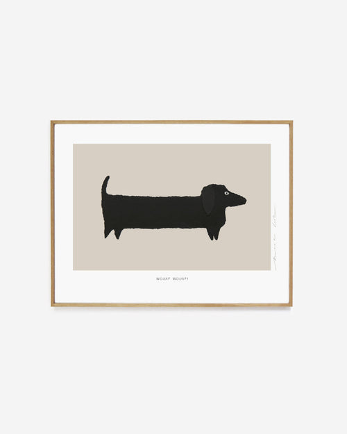 My Deer Art Shop - Art Print - Le Chien - Katoenpapier - 21 x 29,7 cm [A4] – limited edition of 250 - vtwonen shop