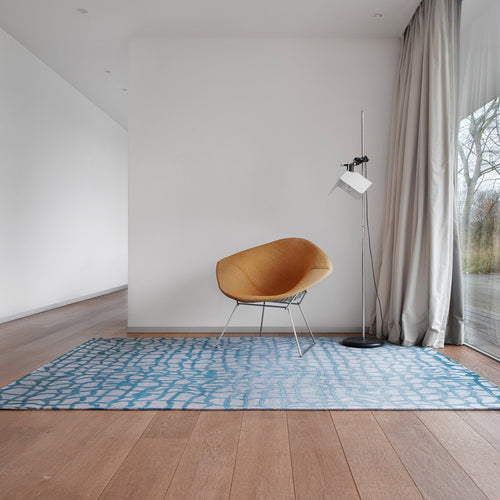 Louis De Poortere vloerkleed Blue Marine - blauw - 80x150cm