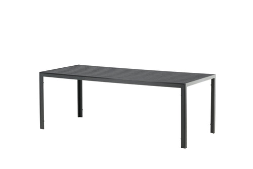 Rebellenclub Rechthoekige Tuintafel Solis - 205 x 90cm - Zwart - vtwonen shop