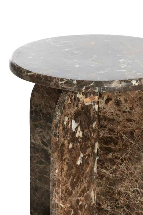 Light & Living bijzettafel OTINIA - Ø41x48cm - bruin - vtwonen shop