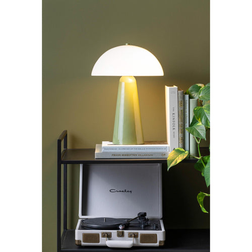 Leitmotiv tafellamp Vidrio Centro - groen - Ø30cm