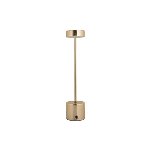 Leitmotiv tafellamp Ganar LED - goud - Ø8cm - vtwonen shop