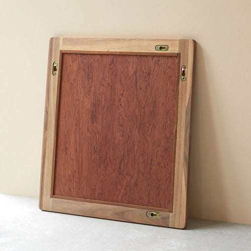 Tikamoon Spiegel van massief acaciahout 55,5 x 50 cm - Naturel - vtwonen shop