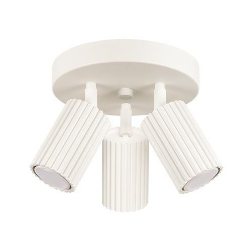 Sollux Lighting Plafondlamp KARBON 3P beige - 19,5x19,5x18cm