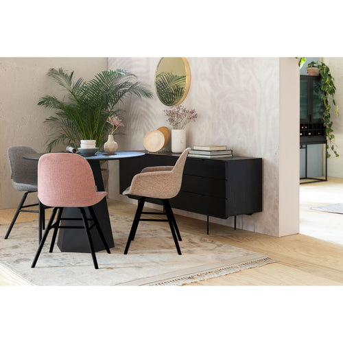 Zuiver Albert Kuip Soft Eetkamerstoelen Roze - Set van 2 - vtwonen shop