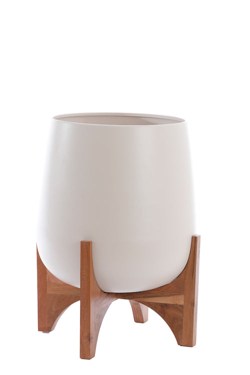 Light & Living pot KARUNA - Ø44x53cm - wit - vtwonen shop