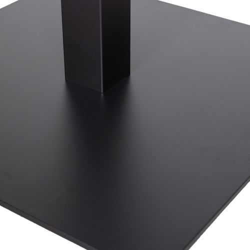 WOOOD vierkante buisvoet bistro - Metaal - Zwart - 72x50x50 - vtwonen shop