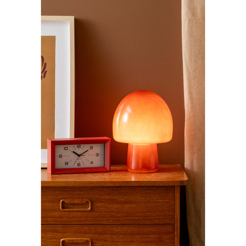 Leitmotiv tafellamp Gozar - rood - Ø20cm