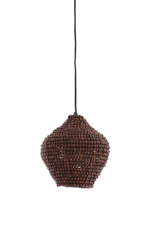 Light & Living hanglamp KALENGA - bruin - Ø21x22cm