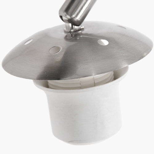 Steinhauer vloerlamp Sparkled - 1 lichts - 190x 230 cm - mat chroom wit
