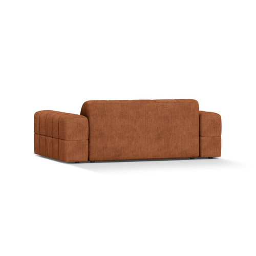 Cosmopolitan Design - Bank Chicago 2-zits, chenille baksteen - 102x178x78cm