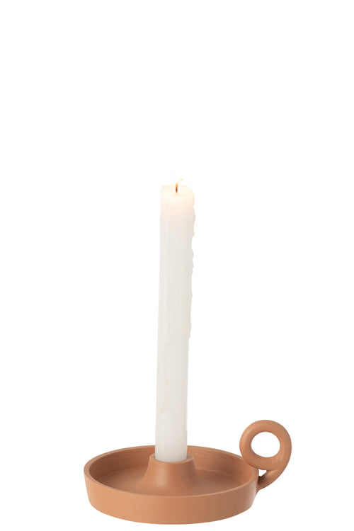 J-Line kaarshouder Schaal Rond - aluminium - perzik