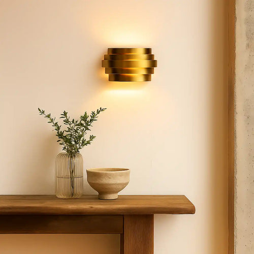 Highlight wandlamp Scudo - 1 lichts - 12.5  x 12.5   cm - brons
