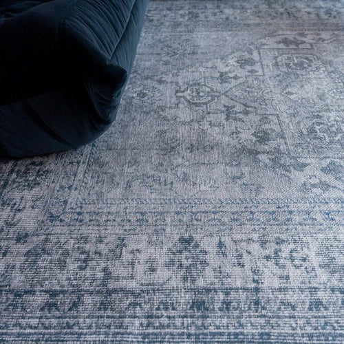 Vintage vloerkleed Duuk Blauw Interieur05