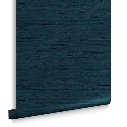 Graham & Brown Vliesbehang - Silk Texture Navy - 10mx52cm - vtwonen shop